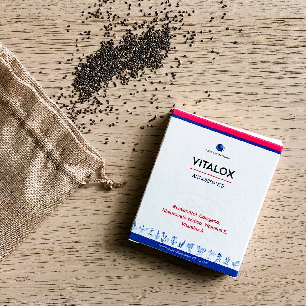 Vitalox con resveratrol, colágenos y hialuronato sódico, real life